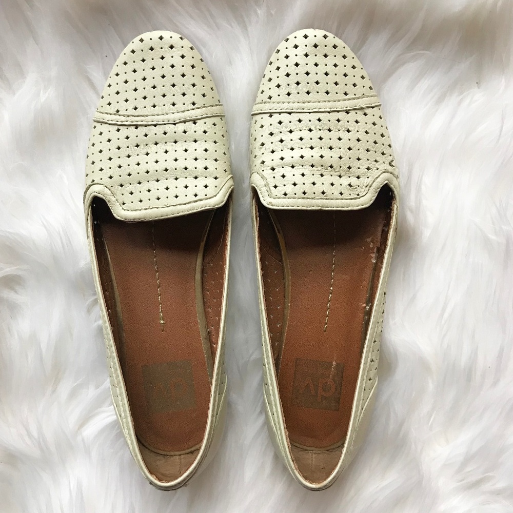 Dolce Vita Perforated Leather Loafers